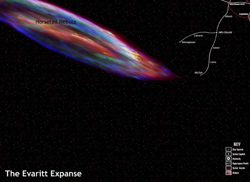 Map of the Evaritt Expanse