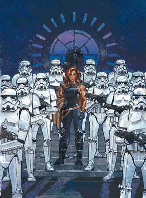 Mara Jade with the Emperor