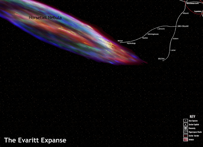 Map of the Evaritt Expanse