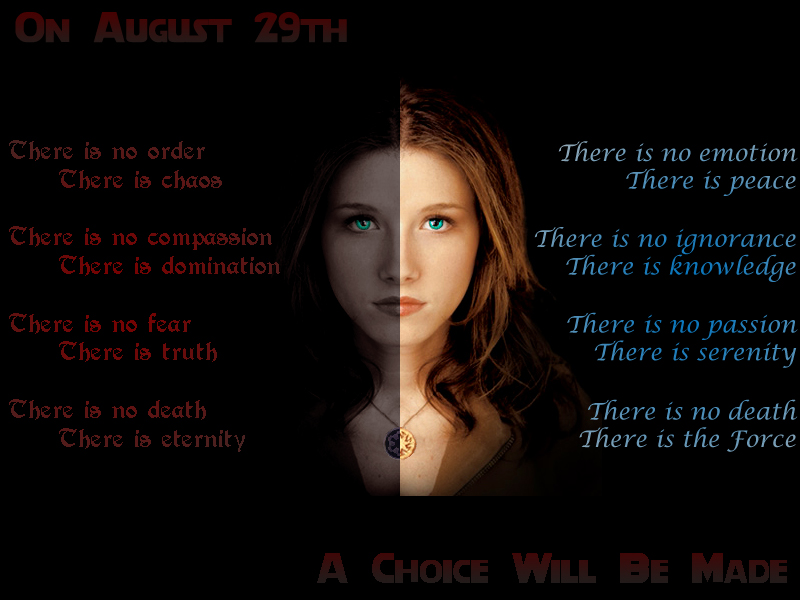 On August 29th, a choice will be made...